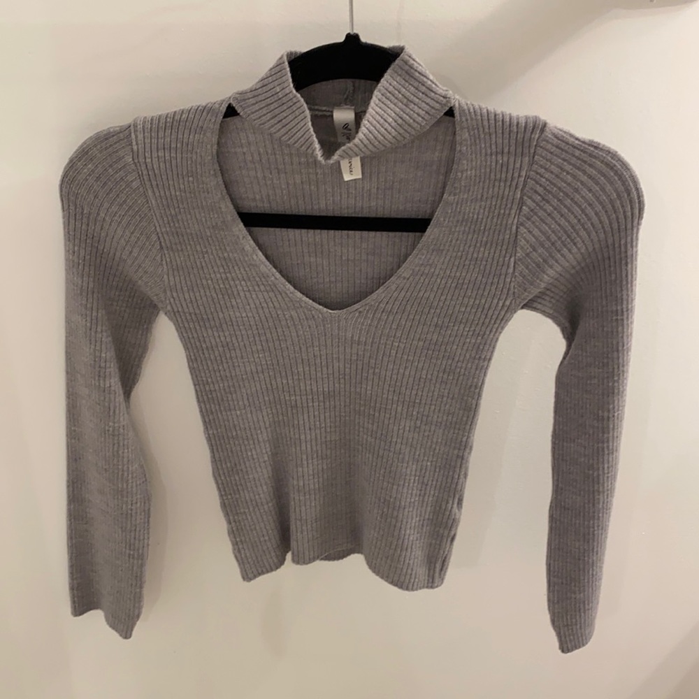 Ribbed sweater
